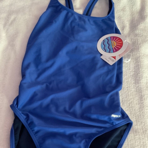 Misses Lot of 2 Sporti Swimsuits size 38 1 Purple & 1 Blue BNWT - Picture 5 of 7